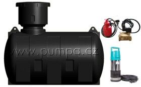 PUMPA Set pro dešťovou vodu RAIN SET LKS Objem: 3 000 l