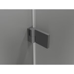 MEXEN/S - Lunar-B sprchové dveře křídlové pravé 70 cm, transparent, grafit metal 832-070-000-95-00-P