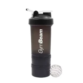 Vícedílný šejkr Sway Black 600 ml - GymBeam (600 ml, multicolor) (28477-1-600ml-black-white)