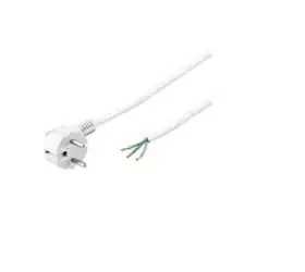 MicroConnect Síťový napájecí kabel Schuko s otevřeným koncem 5m bílá (PE14050SOW)