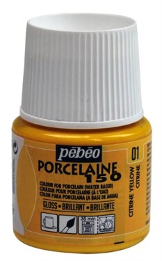 Pébéo Barva na porcelán a sklo Porcelaine 150 45 ml - žlutá světlá 01