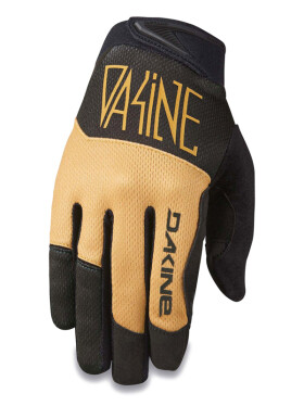 Dakine SYNCLINE Black/Tan cyklistické rukavice - L