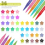 Kalour Kalour, KA-DTM036-PAPER, sada oboustranných popisovačů, 36 ks