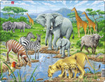 Africká savana – zvířata – puzzle – FH9