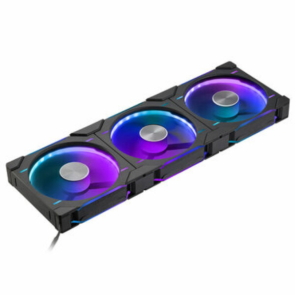 PHANTEKS D30 PWM Reverse Airflow D-RGB černá 3 ks / 140mm / Hydrodynamic Bearing / 1800 RPM / 71.7 CFM / 4-Pin + 3-Pin (PH-F140D30R_DRGB_PWM_BK01_3P)