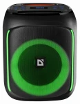Defender BOOMER 50 černá / Bezdrátový reproduktor / 50W / Bluetooth 5.0 / LED podsvícení / TWS / microSD/USB (65450)