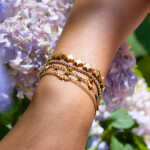 ELENYS Stella Chain – pozlacený náramek 18K žluté zlato Délka náramku: 17+5 cm / max. 22 cm