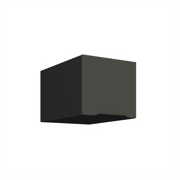 Horní skříňka Aria 40 NAGU-36 1F Barva korpusu: Černá, Barva dvířek: GR - Graphite AFM