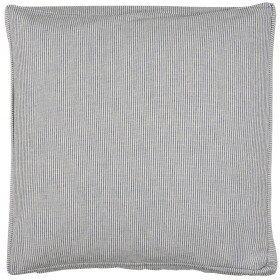 Ib Laursen Povlak na sedák Charlie Dark Blue Stripes 45 x 45 cm, modrá barva, textil