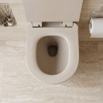 REA - Závěsná WC mísa Carlo Mini Tornado Greige REA-C0362