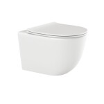 CERSANIT předstěnový instalační systém s tlačítkem chrom K97-509 + WC INVENA TINOS + SEDÁTKO K97-526 509 NO1