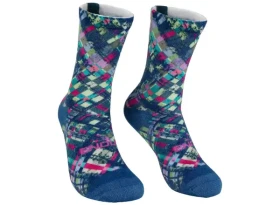 Endura Patchwork LTD Printed ponožky Barra Blue vel. S-M (EU 37-42)