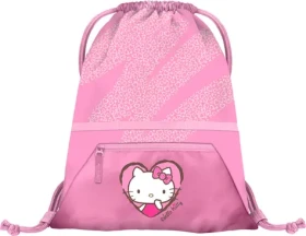 BAAGL Hello Kitty Sweet Leopard / Sáček na obuv / s kapsou na zip / GRS