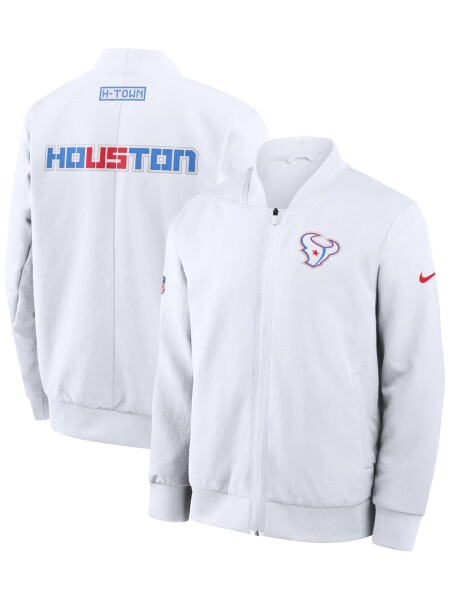 Nike Pánská bunda Houston Texans NFL 2026 Rivalries Sideline Bomber Weiß Velikost: XL