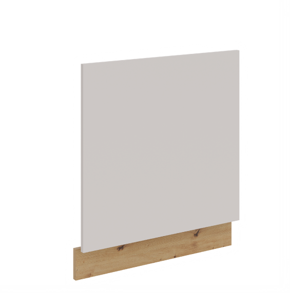 Dvířka na vestavnou myčku nádobí Solea ZM 570x596 Barva korpusu: Dub artisan, Barva dvířek: Kašmír