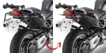 Plr5118 trubkový nosič Bmw F 800 GT (13-19), F 800 R (09-19)pro boční kufry, demontovatelný
