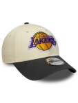 New Era Pánská kšiltovka Los Angeles Lakers NBA Color Block 9FORTY Adjustable Graphite