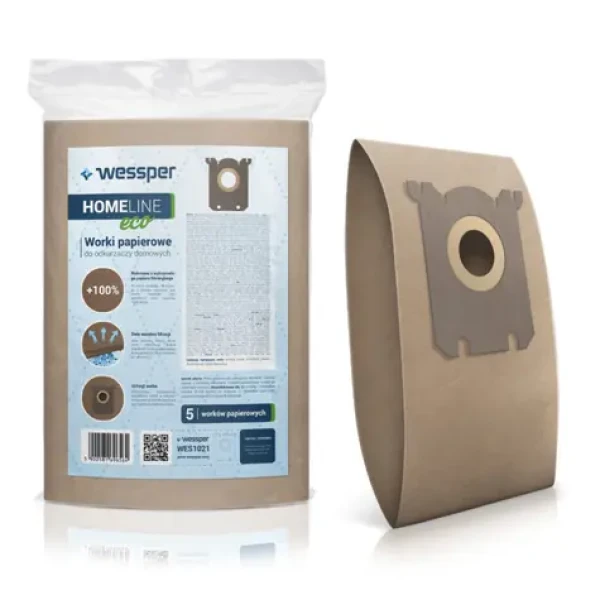 Philips WES1021 / Sáčky do vysavače (EP-BAG / IZ-E5/PH5 / FR3816 / S-BAG) 5ks (WES1021)