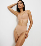 Dámská tanga Triumph Soft Sculpt Bandeau String - BROWN - sv. hnědé 00EP - TRIUMPH BROWN 40