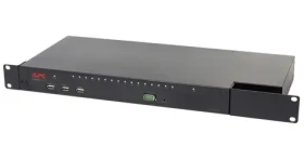 APC KVM 2G / KVM přepínač / Digital IP / 1 vzdálený a 1 lokální uživatel / 16 portů / Virtual Media (KVM1116R)