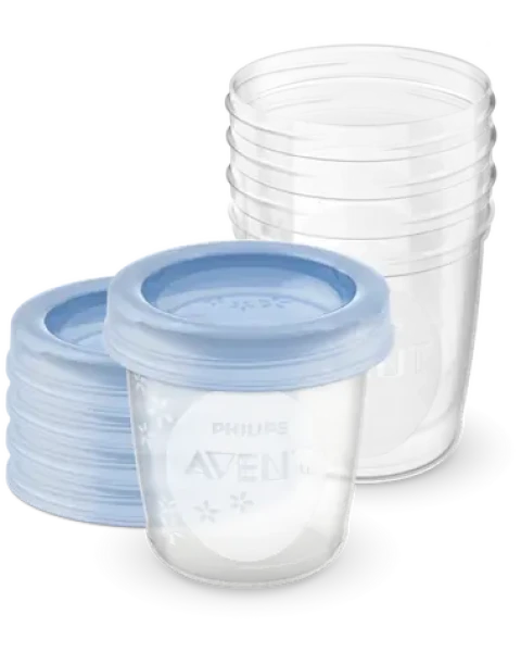 Philips Avent SCF619/05 / Sada pohárků na mateřské mléko / 5x 180 ml