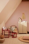Ferm Living Dětský dekorativní polštářek Sleepy Horse, krémová barva, textil