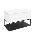 Koupelnová skříňka s krycí deskou SAT B-Way 99x57x45 cm bílá lesk BWAY100WDESK BWAY100WDESK