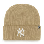 47 Brand Dětská zimní čepice New York Yankees MLB Haymaker '47 CUFF KNIT Khaki