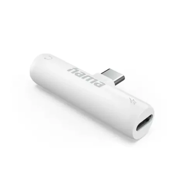 Hama audio adaptér USB-C na jack 3,5 mm / aktivní / USB-C napájení (201723)