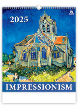 Nástěnný kalendář 2025 Helma - Impressionism, 45 x 52 cm