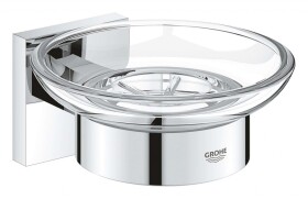 GROHE - QuickFix Start Cube Mýdlenka s držákem, sklo/chrom 41096000