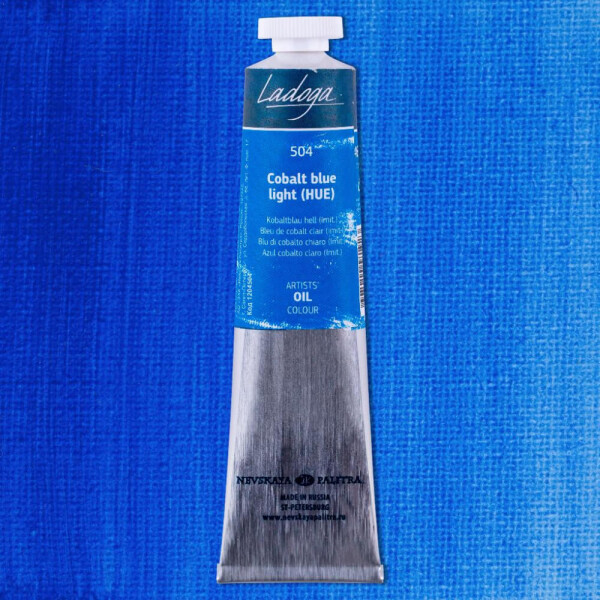 Nevskaya Palitra 1204504 Ladoga oil 46 ml kobalt modrý světlý imitace 504
