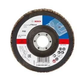 BOSCH 2608603657 X431 / Lamelový brusný kotouč P60 / 125x22.23 mm (2608603657)