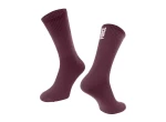 Force Longer Slim ponožky vínová vel. L-XL (EU 42-46)