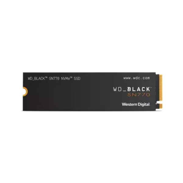 WD Black SN770 1TB / M.2 SSD 2280 / PCIe Gen4 x4 / TLC / R: 5150MBps / W: 4900 MBps / 5y (WDS100T3X0E)