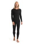 Pánské merino triko dlouhý rukáv ICEBREAKER Mens 175 Everyday LS Crewe, Black velikost: S