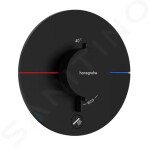 HANSGROHE - ShowerSelect Comfort Termostatická baterie pod omítku, matná černá 15562670
