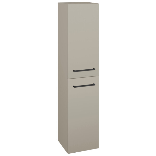 Dřevojas - Vysoká skříň DOS SVD2 35 - L04 Béžová vysoký lesk / Úchytka T06 / L04 Béžová vysoký lesk / Pravé 116699HP