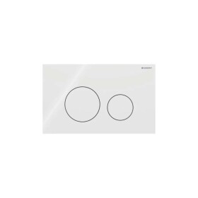 GEBERIT - Sigma40 Ovládání splachování, sklo/bílá 115.628.SI.1