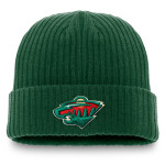 Fanatics Pánská zimní čepice Minnesota Wild NHL A/CAP Beanie W/CUFF
