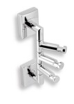 NOVASERVIS - Trojháček otočný Metalia 12 chrom 0281,0