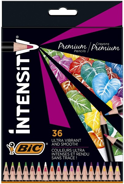 Bic Bic, 951852, Intensity Premium, sada pastelek, 36 ks