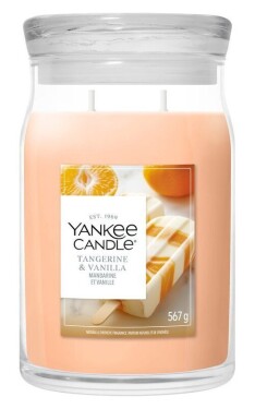 Vonná svíčka ve skle Signature velká 2 knoty Tangerine & Vanilla