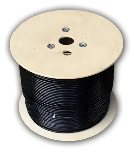 DATACOM kabel drát CAT7 S/FTP černý / venkovní / PE / 500m / cívka (1217)