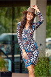 Denní šaty SUK0342 animal - Roco Fashion 38