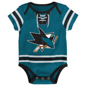 Outerstuff Dětské body San Jose Sharks NHL Hockey Pro Creeper – Blank Velikost: 12 měsíců