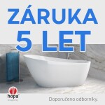 HOPA - Volně stojící vana MELODY bílá - Barva - Bílá, Barva sifonu - Zlatá, Rozměr vany - 150 × 80 cm VANMELODY150Z