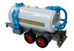 Mamido Traktor se třemi přívěsy sklízení sena zelený