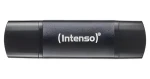 Intenso Flex Line 256GB černá / Flash disk / USB-C, USB-A / USB 3.2 Gen 1 / čtení a zápis 70 MB/s (3544492)