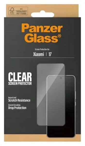 PanzerGlass UWF pro Xiaomi 17 černá / Tvrzené sklo (PG57475)